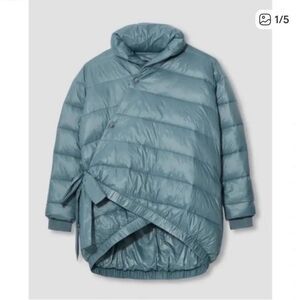 Universal Standard Kanda Puffer Jacket in Storm Blue 3XS (Women's Size 4)